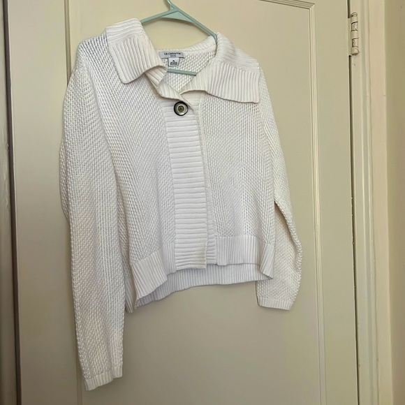Liz Claiborne Sweaters - Liz Claiborne Petite white sweater size: PL